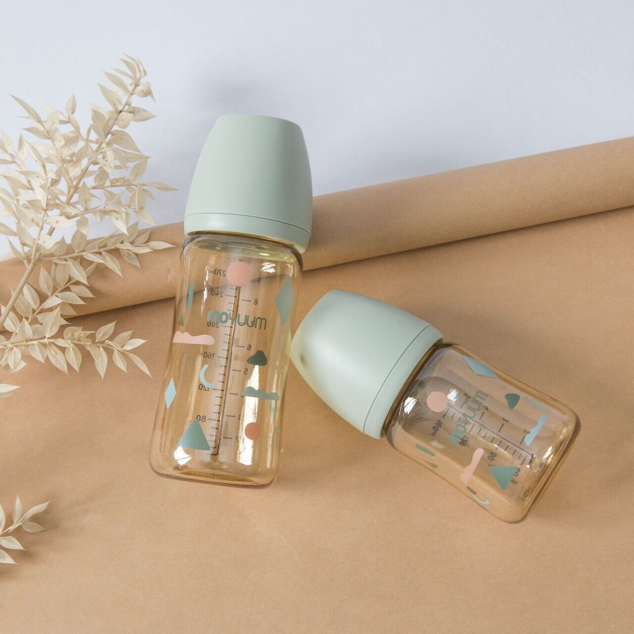 Bình sữa Moyuum Cloud- Moyuum mây 170ml 270ml- Cam kết hàng chính hãng