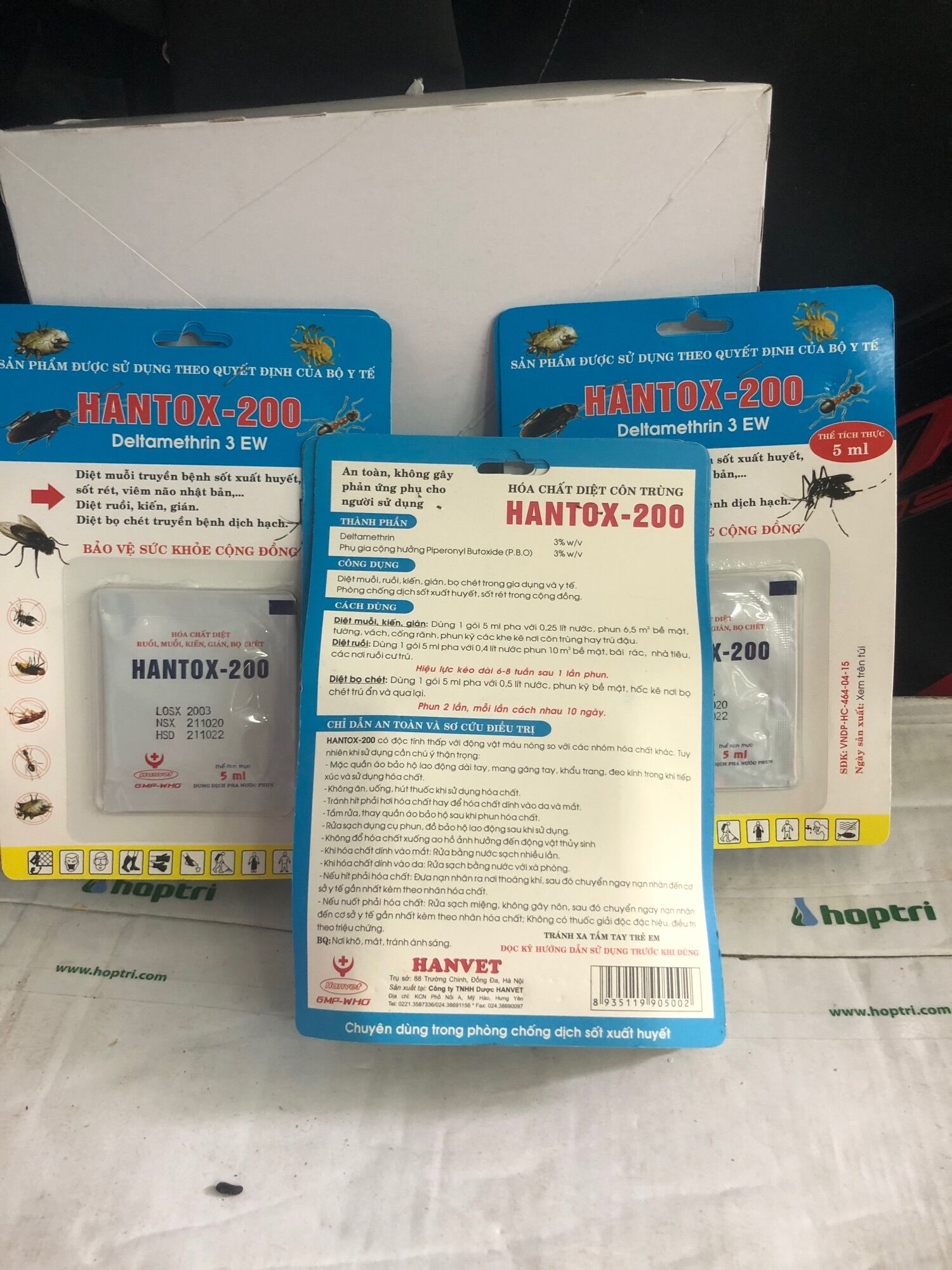 Combo 5 gói HANTOX - 200 chuyên diệt côn trùng