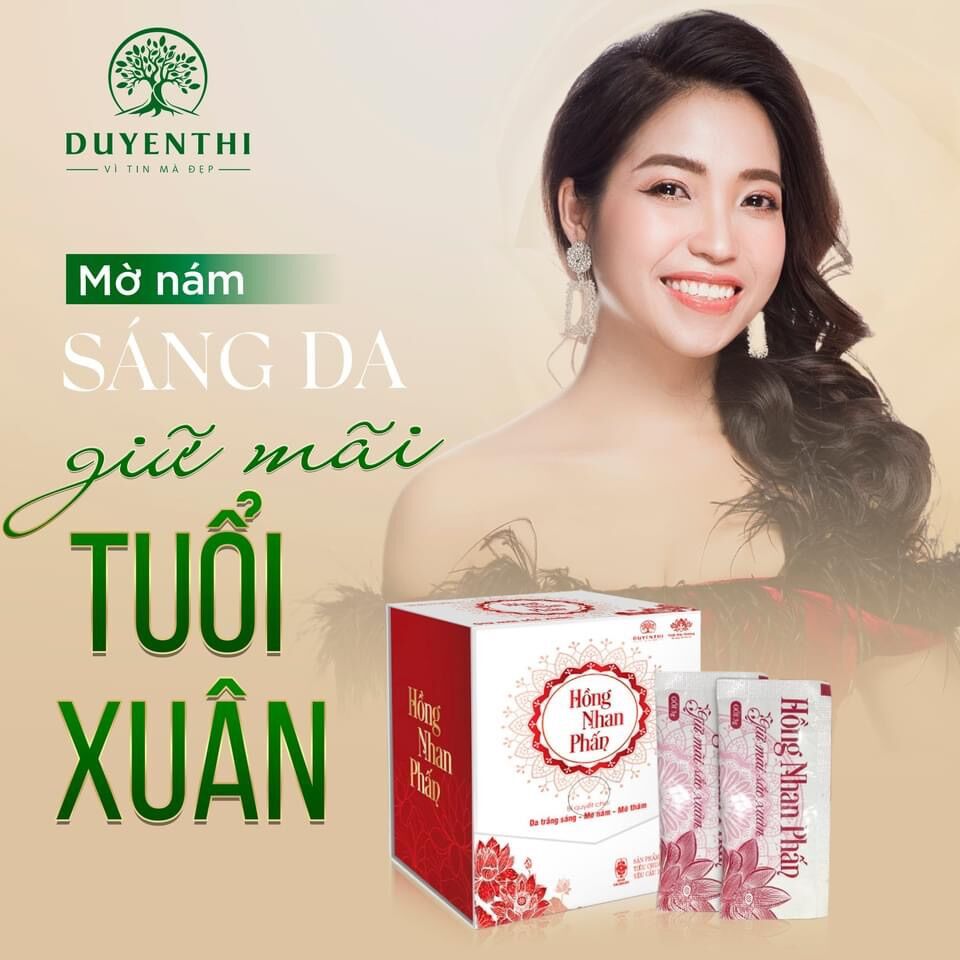 Hồng nhan phấn- bạch linh- bách y sâm(1hộp x 10gói) mẫu mới