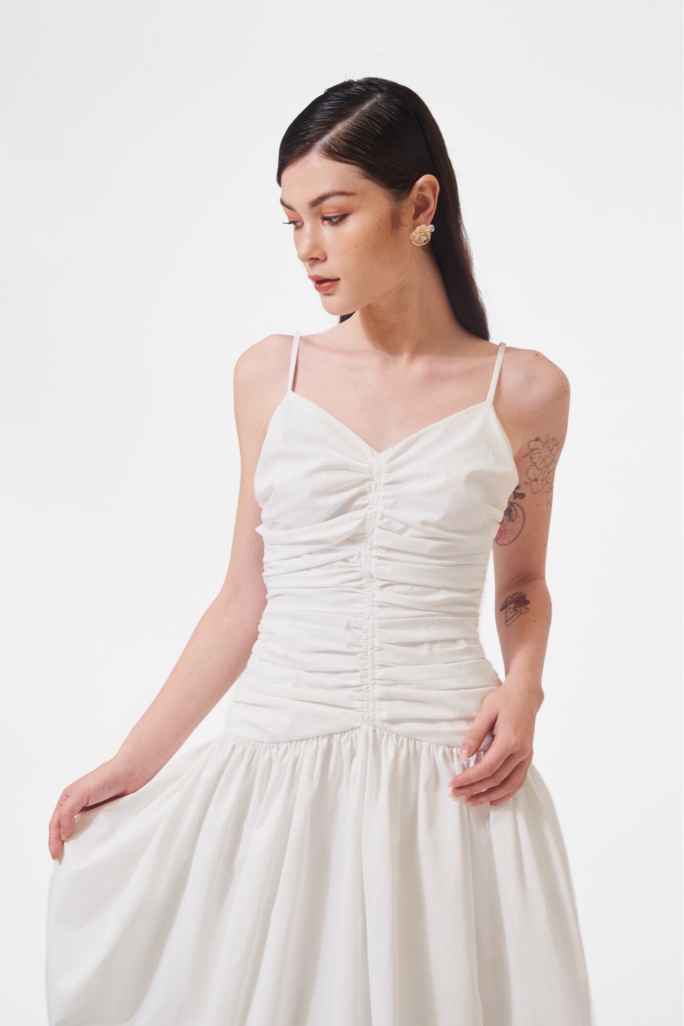 Đầm Dài Kiểu Nhún Eo - Dasha Midi Dress