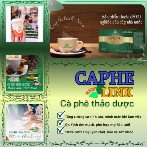 Caphelink New - Cà phê thảo dược, giúp tỉnh táo tinh thần