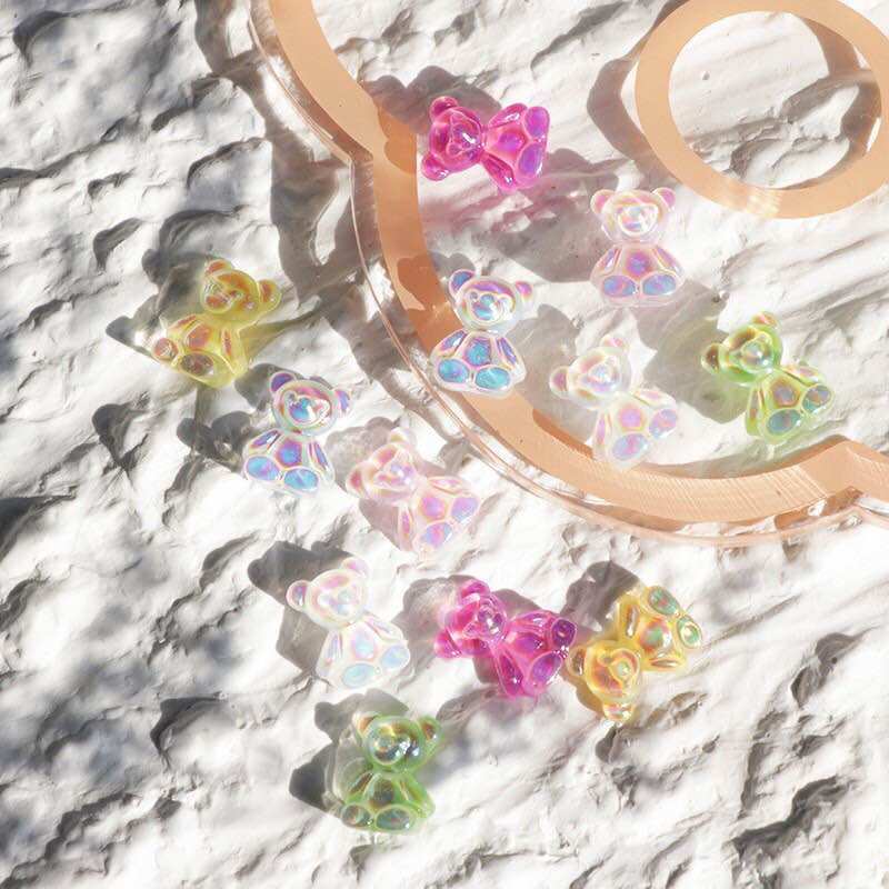 CHARM GẤU GẮN NAIL ( SET 10 CÁI )