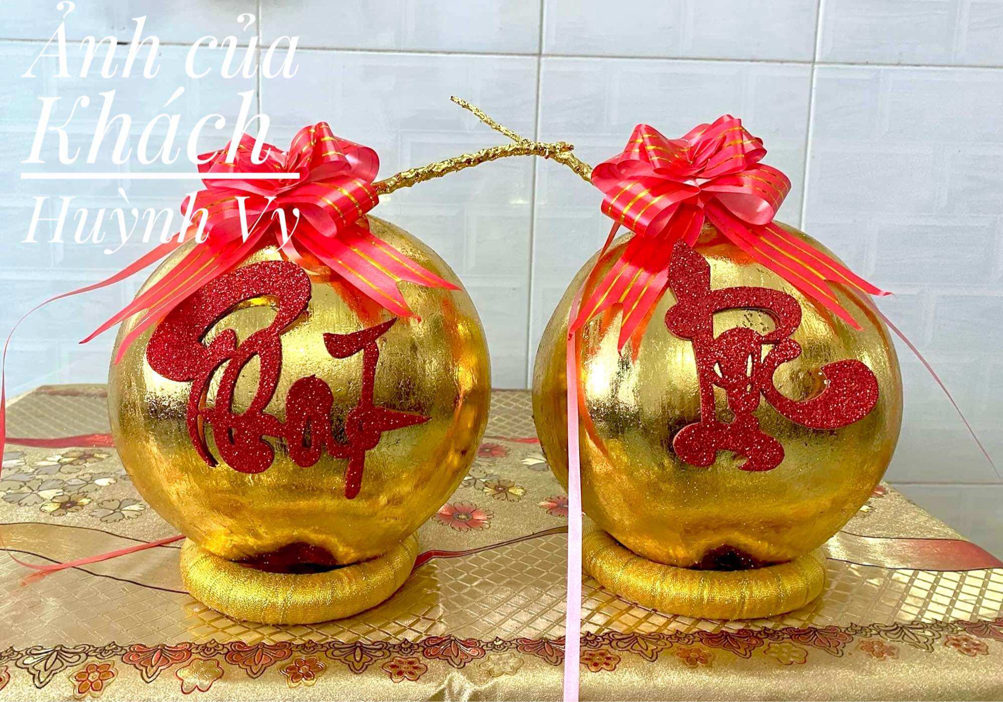 10 cái đế chưng dừa, bưởi, dưa hấu tết