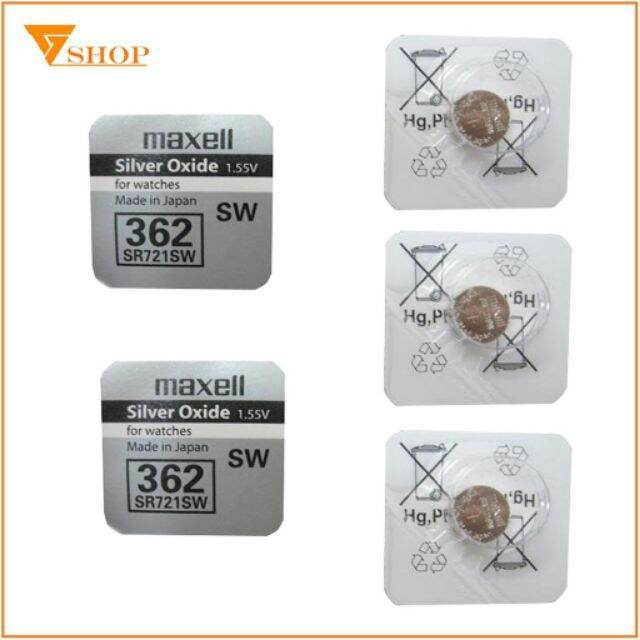 Pin Đồng Hồ Maxell 362 SR721SW 1,55v Japan (1viên)