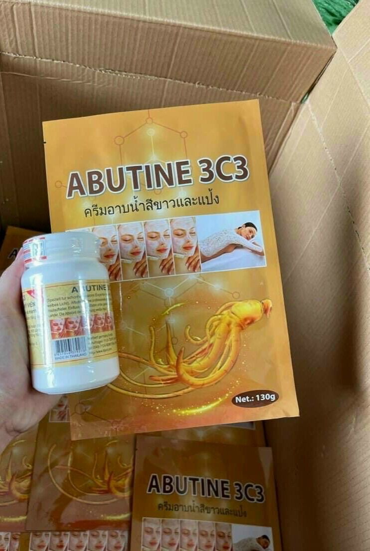 Kem kích trắng abutine 3c3 + tắm trắng abutine 3c3