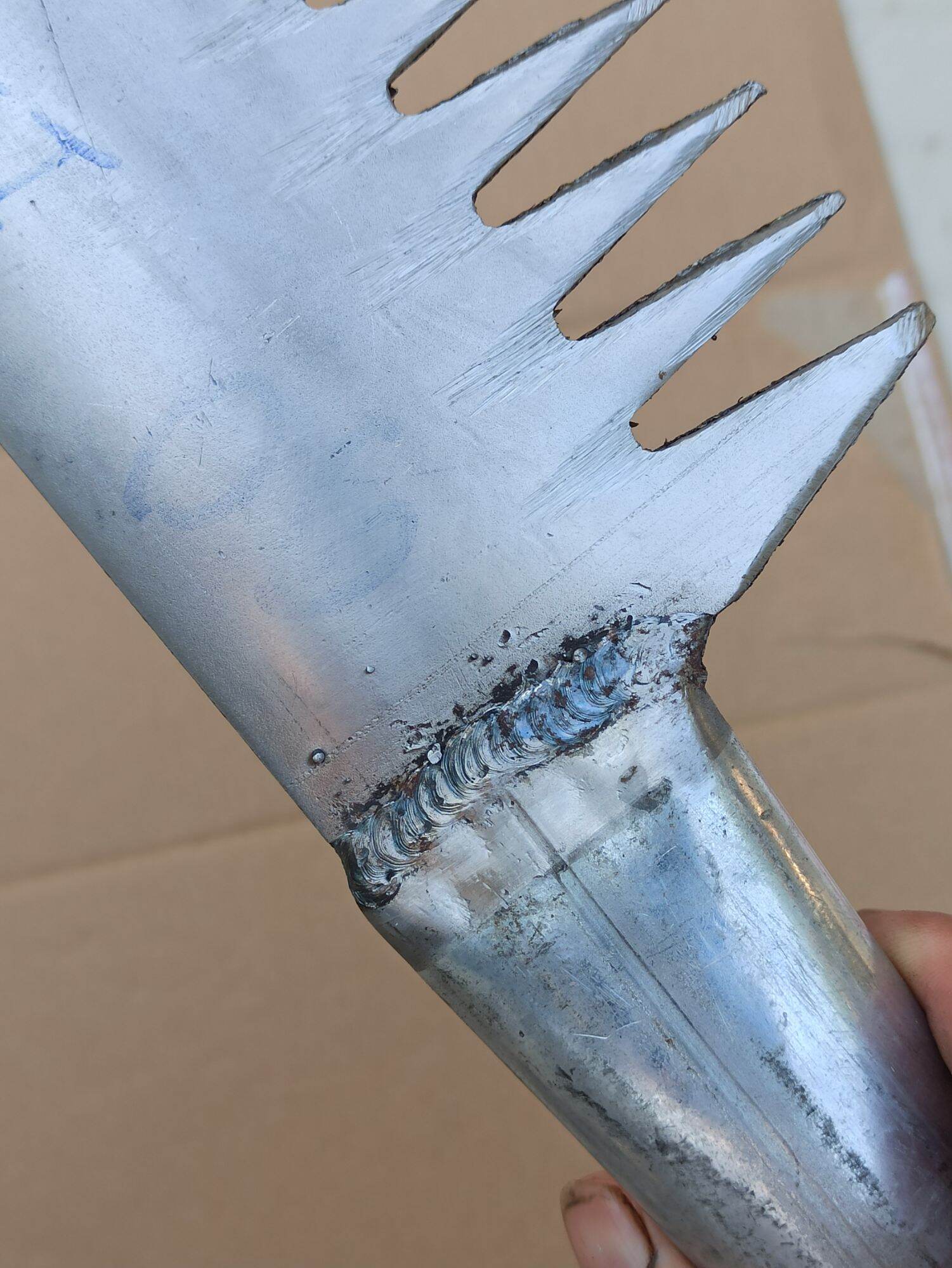 Dao Chặt Đá inox Dày 4mm nặng 800g