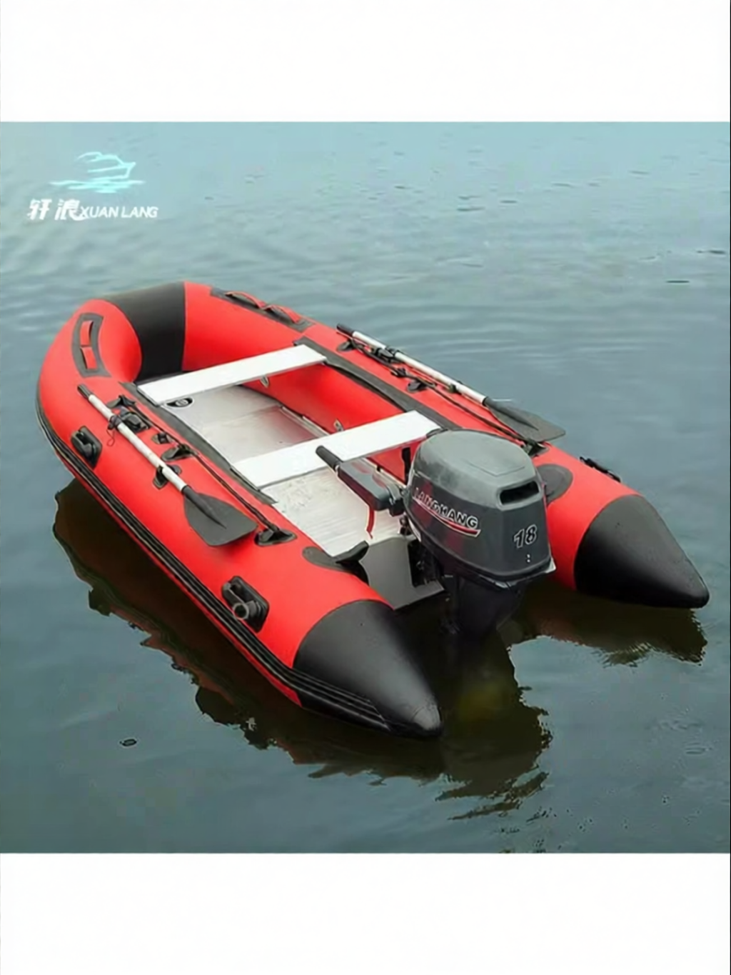 XUANLANG | Thickened Multi-Purpose Inflatable Dinghy Aluminum Bottom Giá 43,726,000 Đồng*Miễn phí vận chuyển