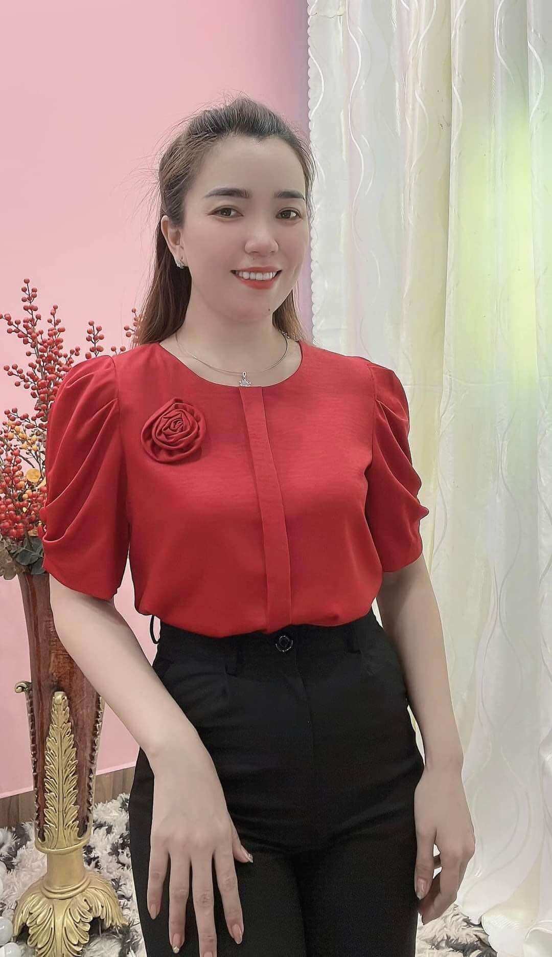 Áo công cổ tròn  tay xếp ly full size & 103