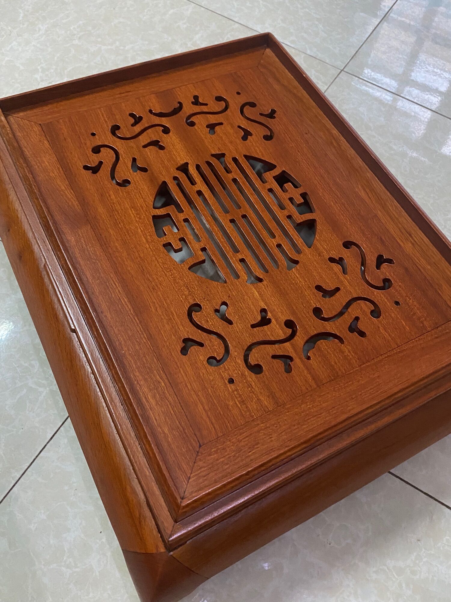 Khay trà phòng khách gỗ hương hàng cao cấp ( nhiều mẫu )