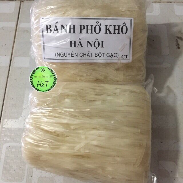Bánh phở khô Hà Nội- nguyên chất bột gạo gói 500g