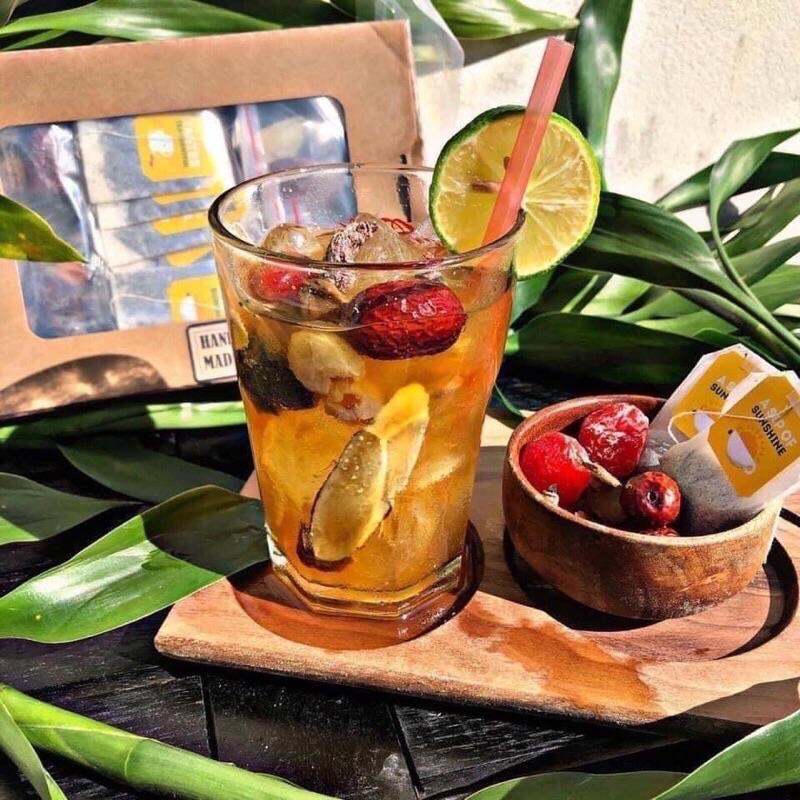 MỘT SET TRÀ LIPTON XÍ MUỘI CAM THẢO