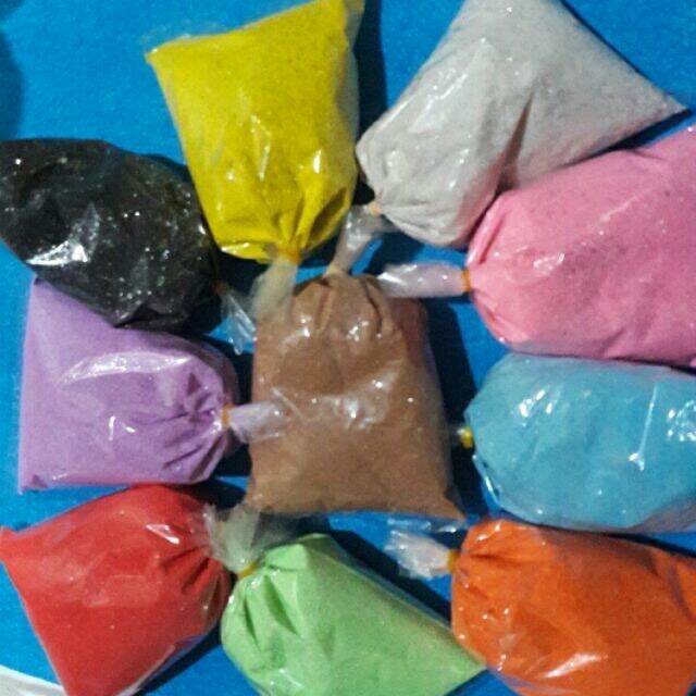 Cát màu vẽ tranh cát ( bịch 500gr)