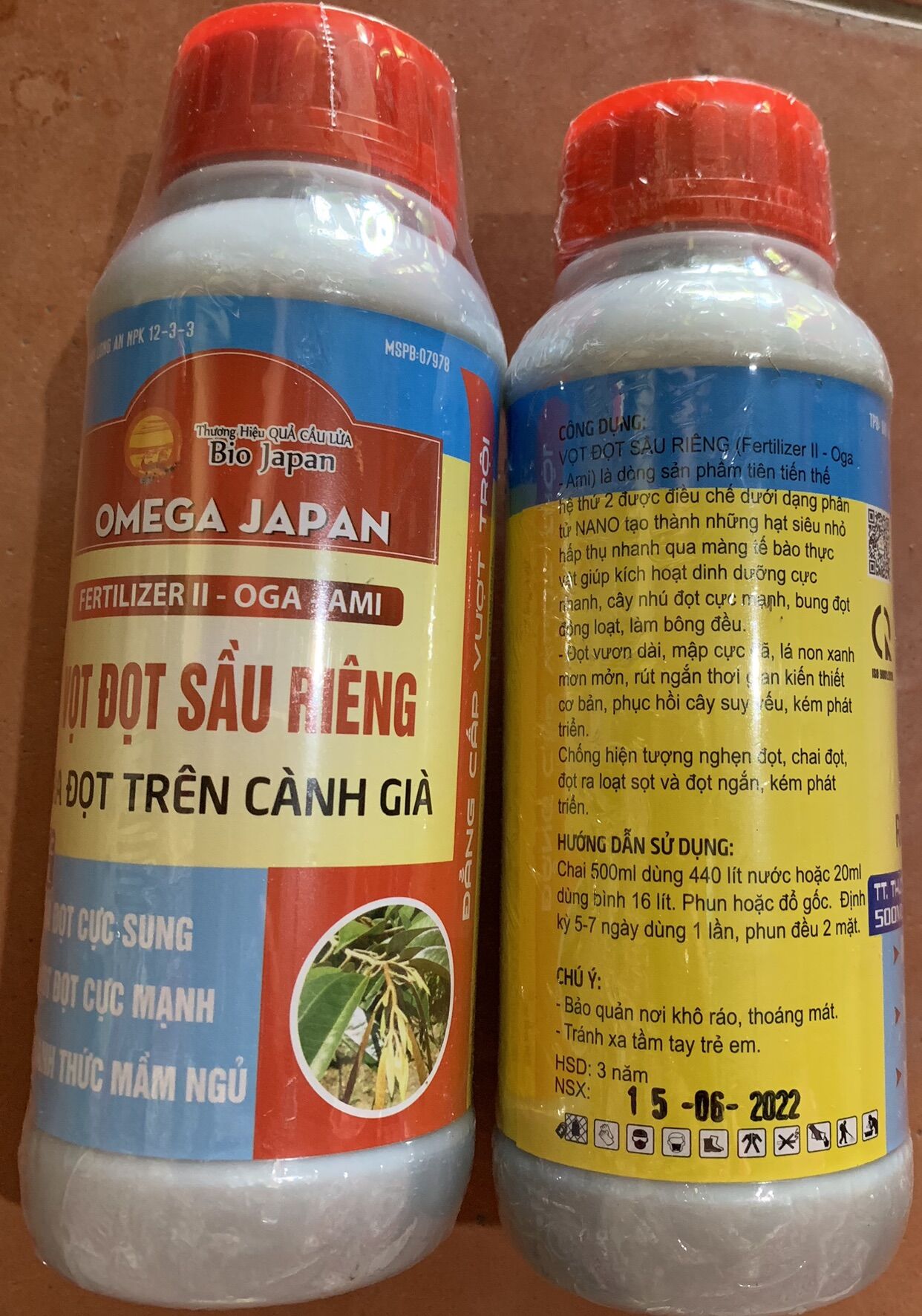 Vọt đọt sầu riêng chai 500ml