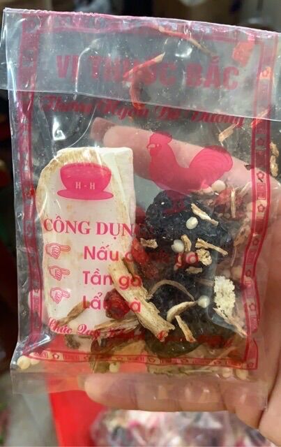 Gói gia vị lẩu gà/tần gà, nấu canh gà