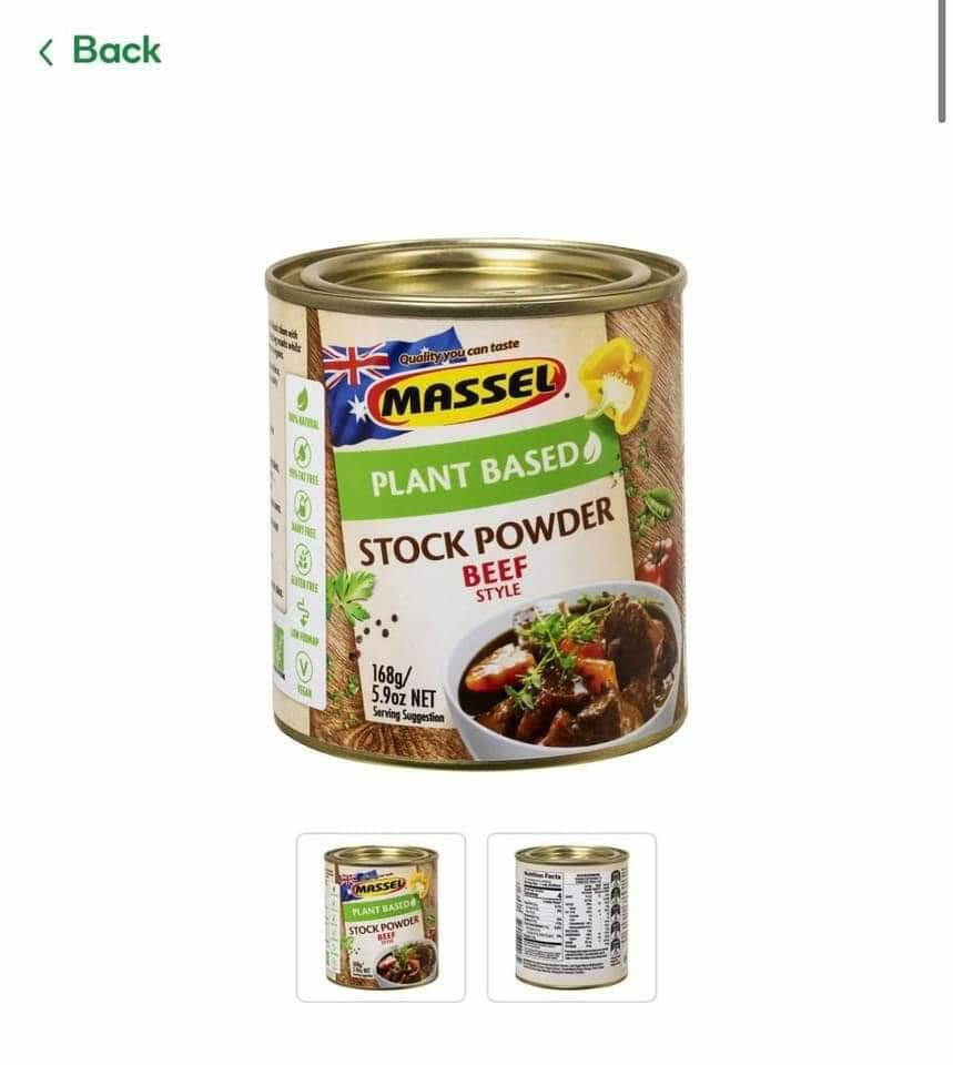 Hạt nêm Massel hữu cơ Úc 168gr