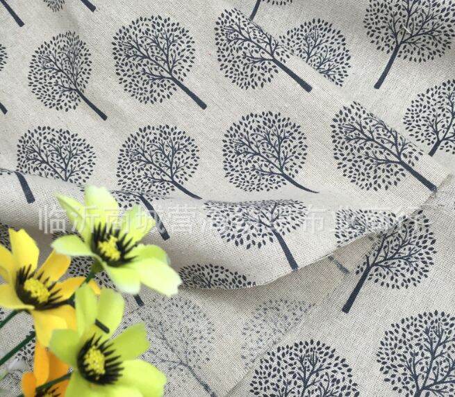 [HCM]VẢI CANVAS/VẢI BỐ/KHĂN BÀN/RÈM HỌA TIẾT CÂY