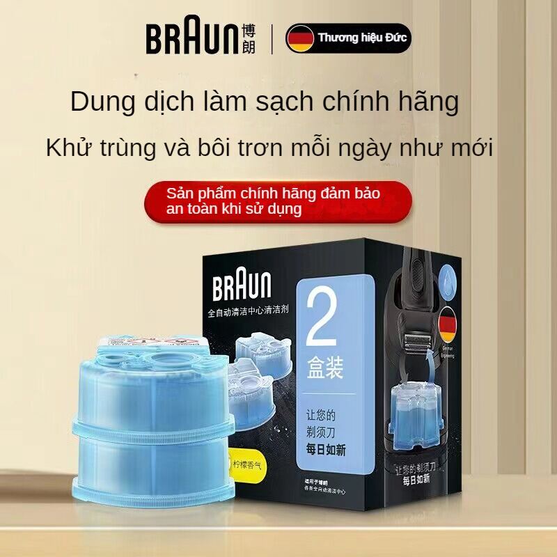 Braun CCR4 Và CCR2 Nước Rửa Máy Cạo Râu Hộp Dạng Lỏng Nước Rửa Vệ Sinh Cho Sản xuất tại Ireland