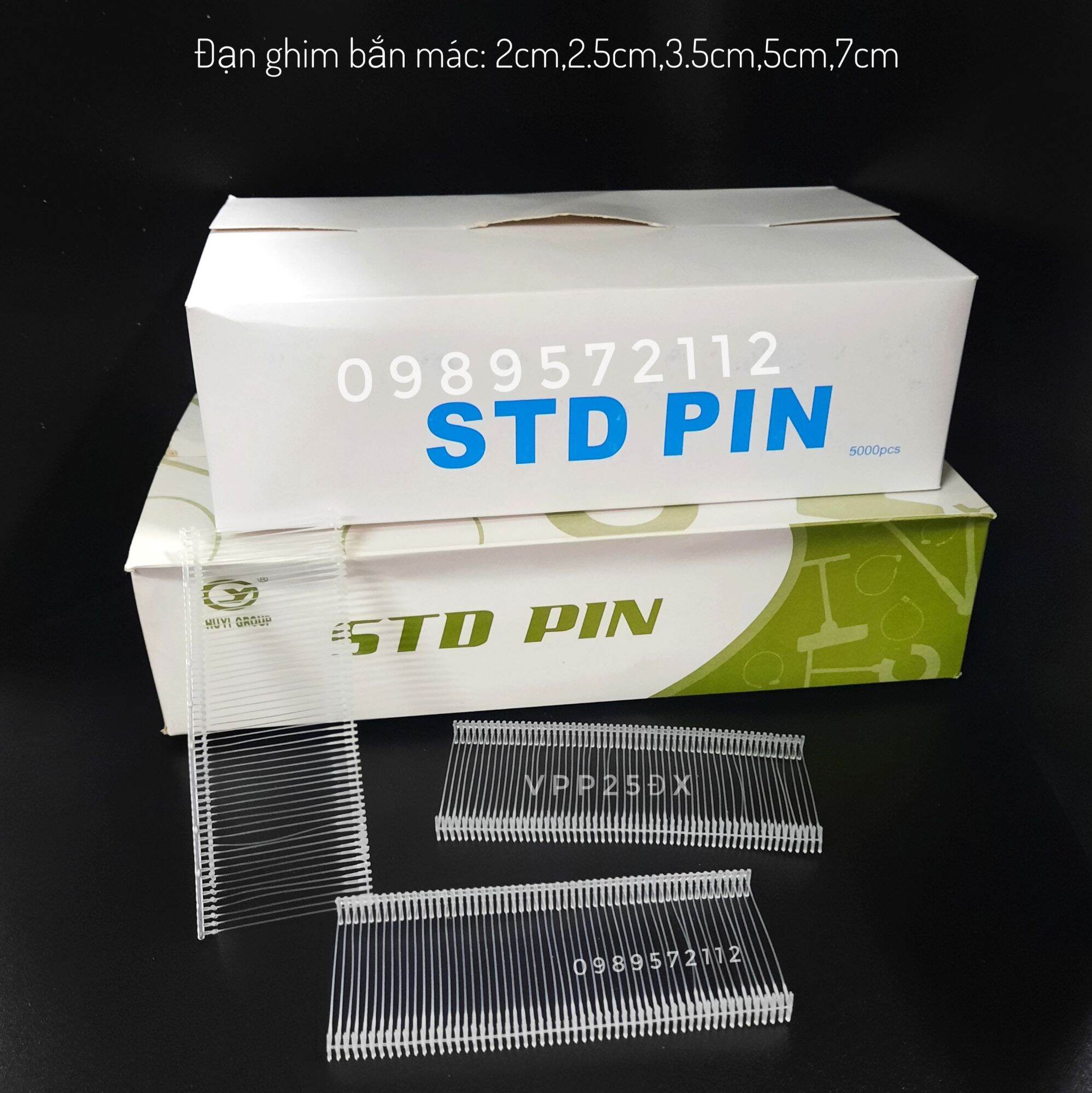 5000 cái ti nhựa mác-dây cước gắn mác.