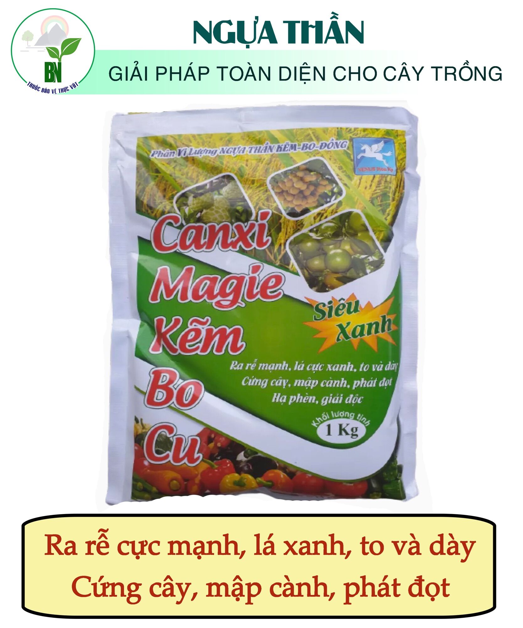 Phân Vi Lượng NGỰA THẦN KẼM - BO - ĐỒNG (1 Kg/gói) - SĐT Đặt hàng: 0358887735