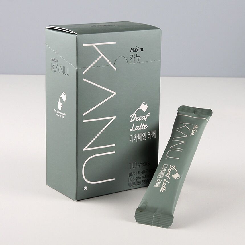 [MAXIM] CÀ PHÊ KANU DECAF LATTE (10 STICK) - [맥심 카누] 카누 디카페인 라떼 10T
