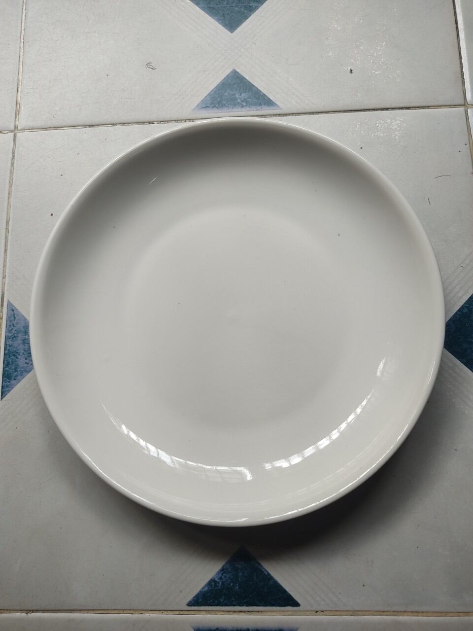 Dĩa gốm sứ tráng men size vừa
