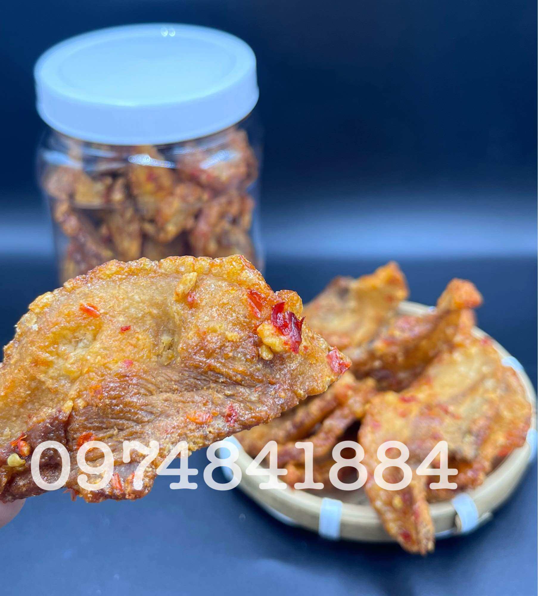 Hủ 250G ba rọi cháy tỏi siêu ngon