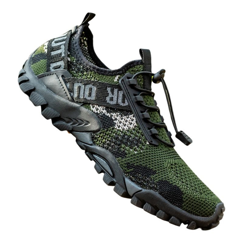 Men's Outdoor Climbing Shoes Breathable Mesh Upgraded Version Summer New Style Hiking Shoes Soft Bottom Anti-slip Casual Sneakers