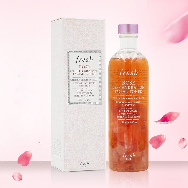 Nước hoa hồng cấp ẩm chuyêsâu F.r.e.s.h R.o.s.e Deep Hydration Facial Toner của Mỹ chai 250ml