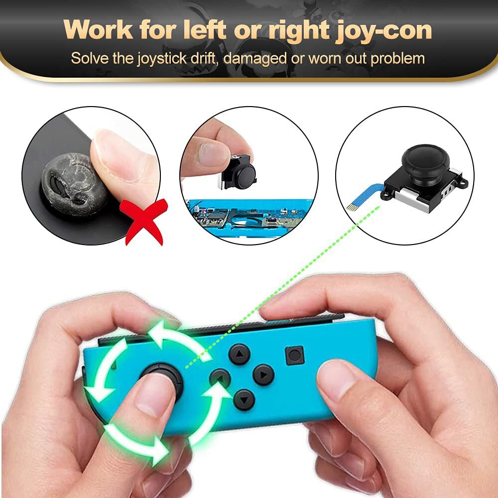 củ analog joycon Nintendo Switch set 2 cái analog tay cầm Joycon switch stick repcalement