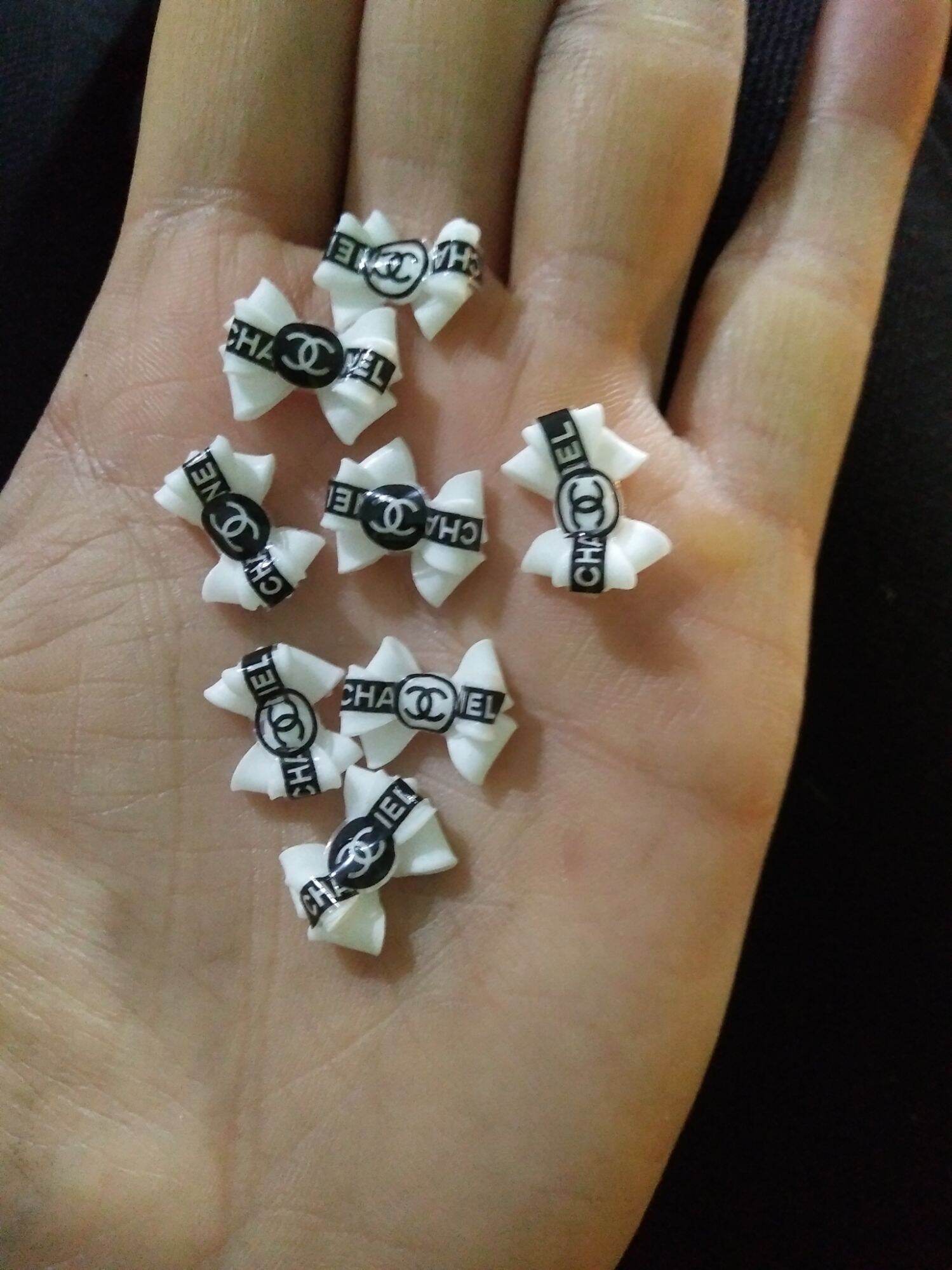 hoa bột nail, nơ bột thương hiệu sét 10 bông