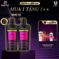 Combo 2 Dầu Gội TRESemmé Bond Repair Peptidebond+ Cho Tóc Hư Tổn Do Tạo Kiểu Giúp Ngăn Gãy Rụng (850gx2)