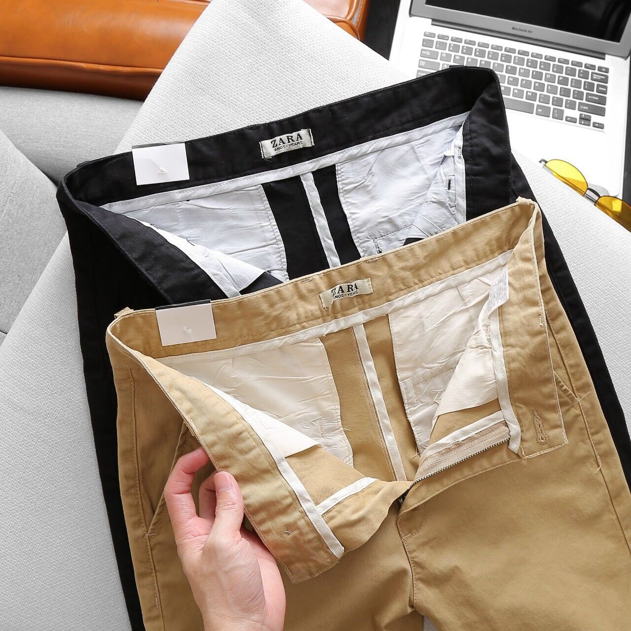 Quần short kaki ZARA nam cao cấp