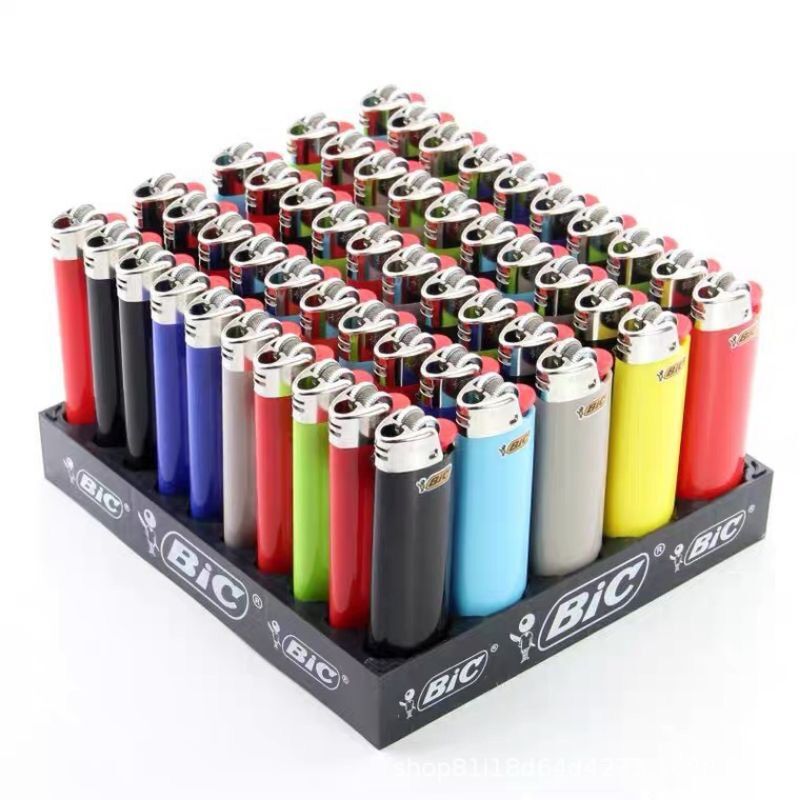 Combo (10cái tặng 1) Bật quẹt Bic size lớn J6 của Pháp ( hộp quẹt Bic J6)