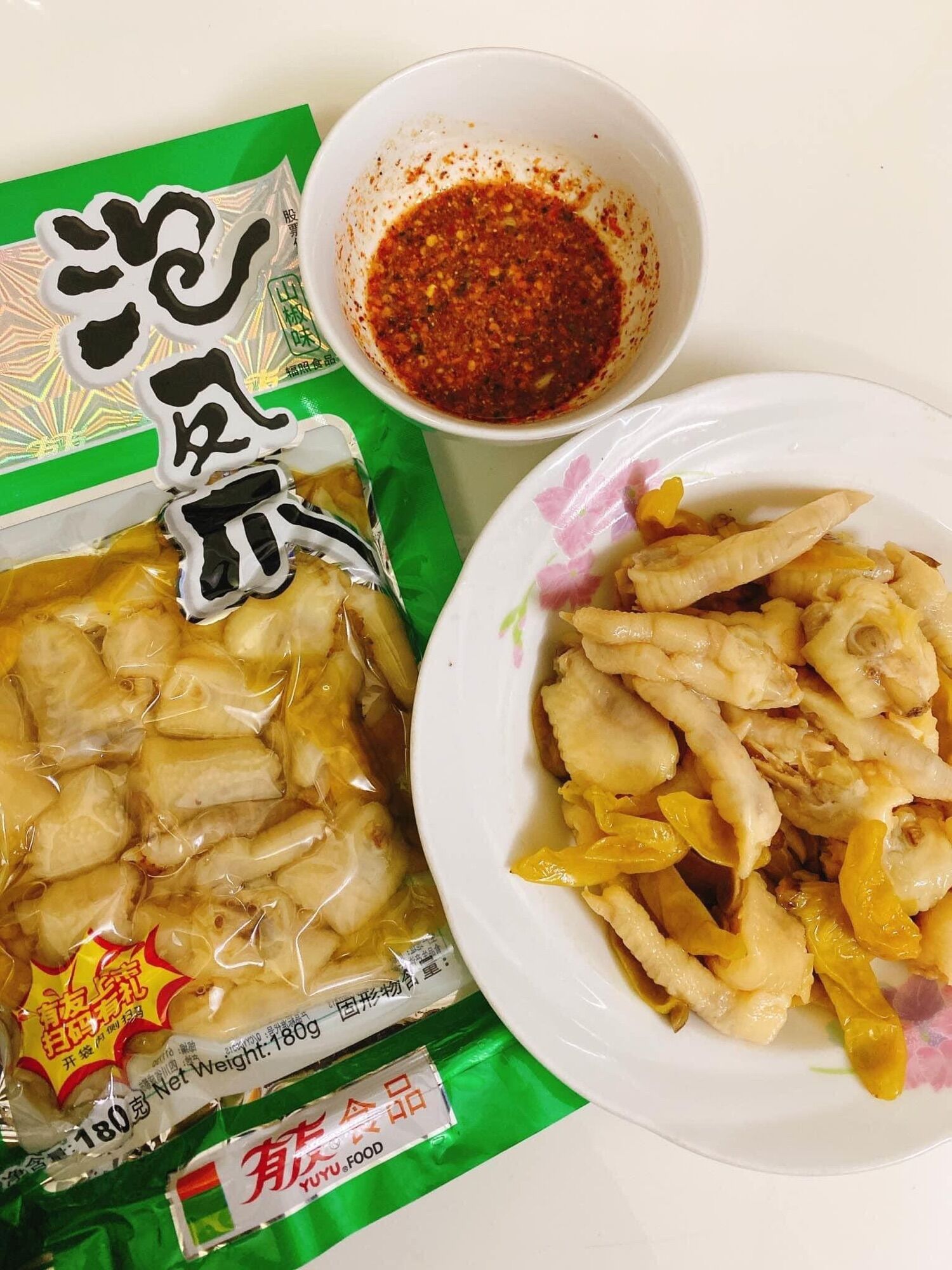 CHÂN GÀ CAY YUYU❤️210GR❤️SIÊU TO❤️