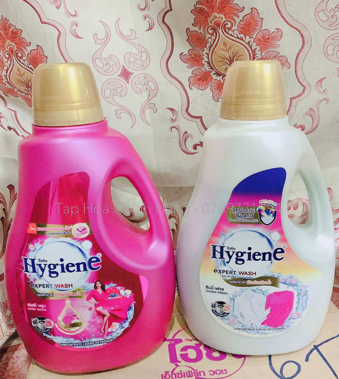 Nước giặt hygiene siêu thơm và đậm đặc 2800ml/can