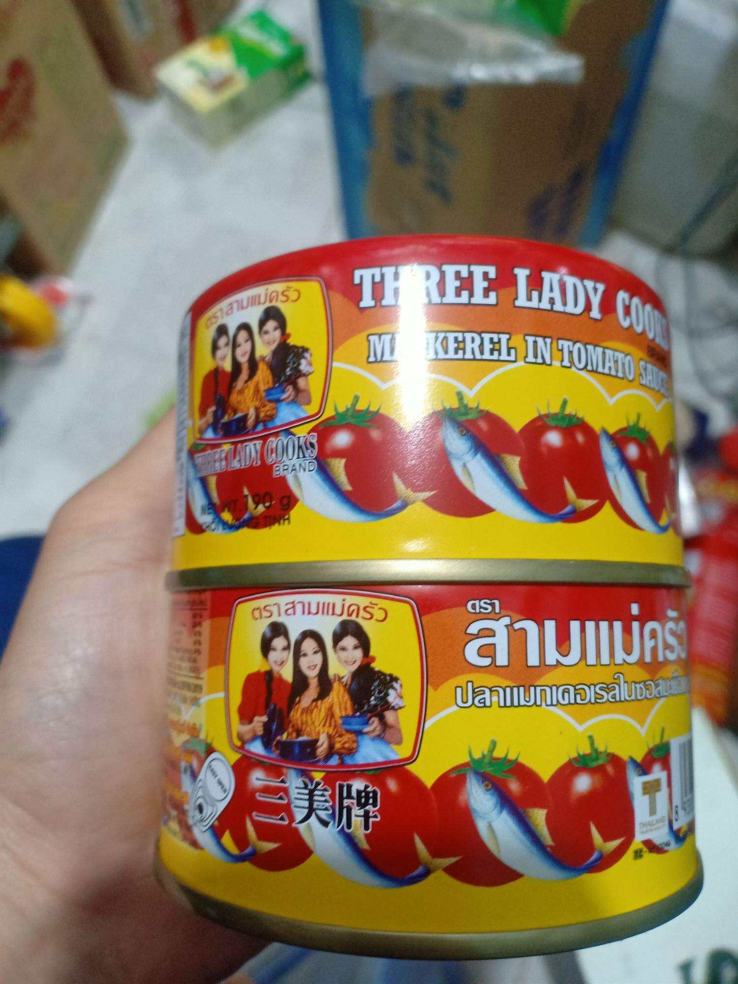 cá hộp ba cô gái combo 4 hộp