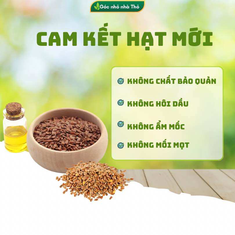 Hạt Lanh Nâu Canada Hữu Cơ 500g
