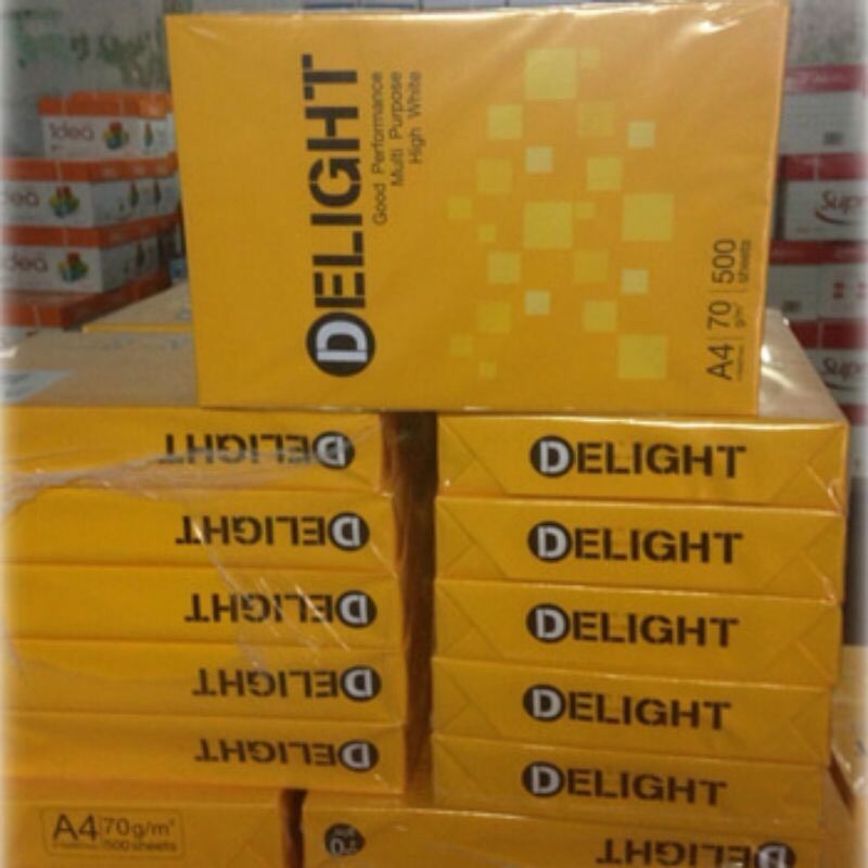 Giấy A4 Delight ThaiLan định lượng 70gsm