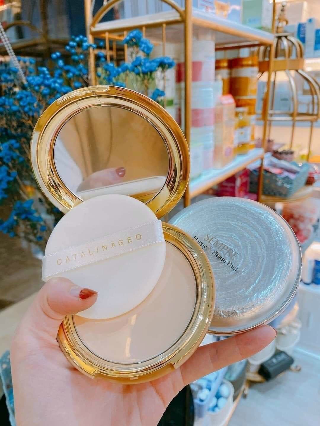 Phấn phủ geo trắng - vang hàn quốc