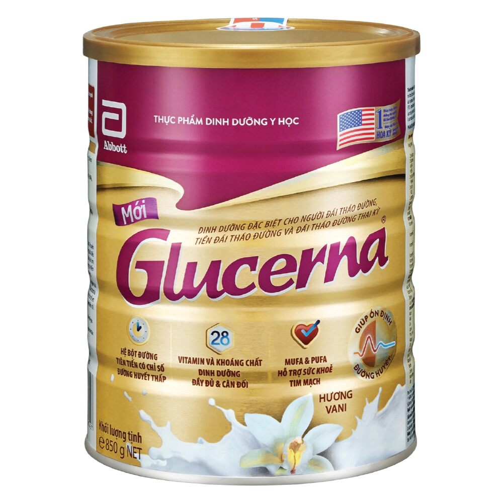 [HSD 04/2024] Sữa bột Glucerna lon 850g cho người tiểu đường