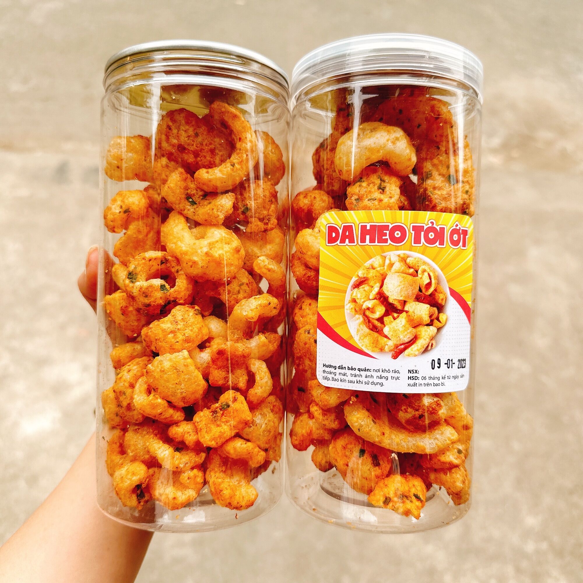 Da heo xốc muối ớt hủ 130gr
