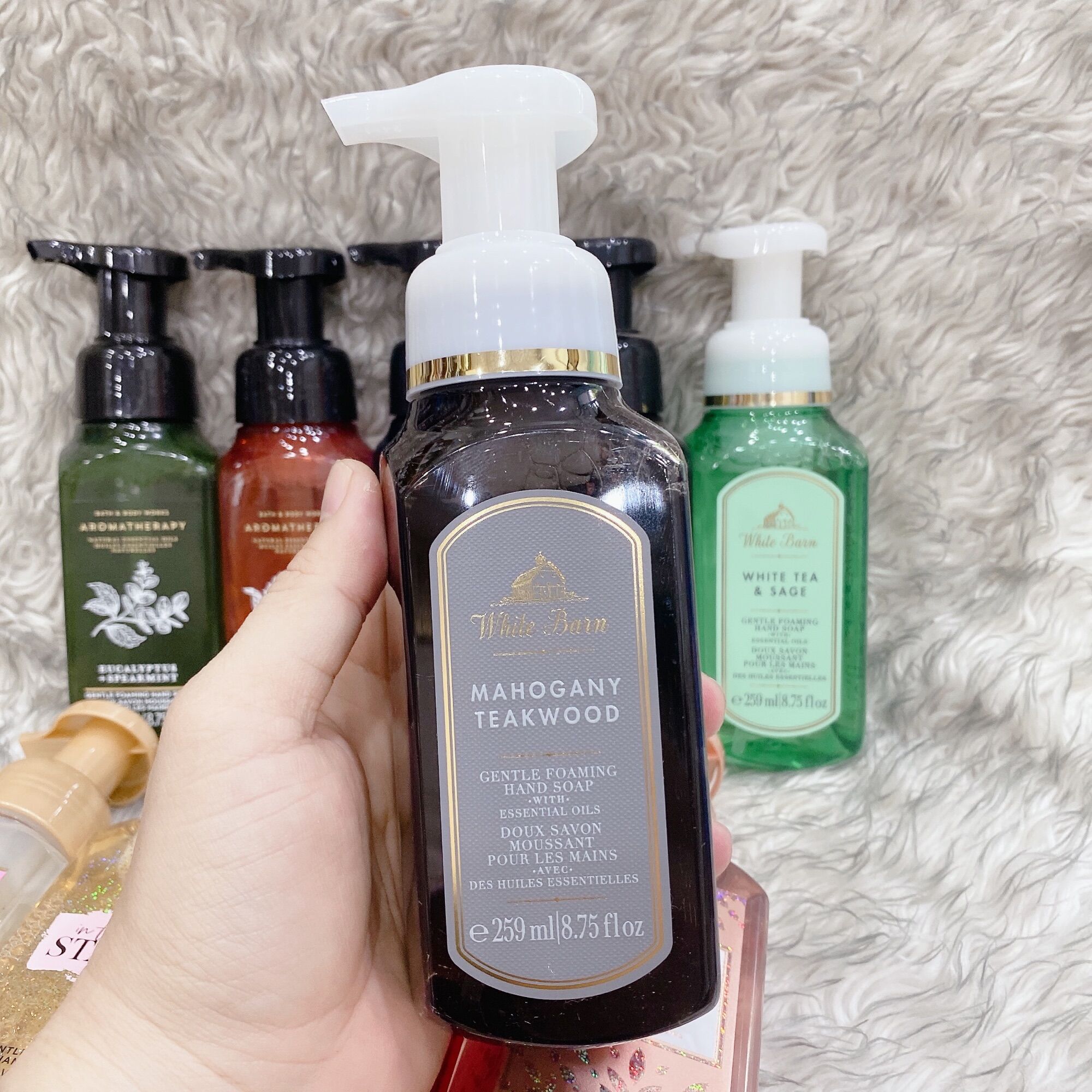 nước rửa tay tạo bọt bath & body works