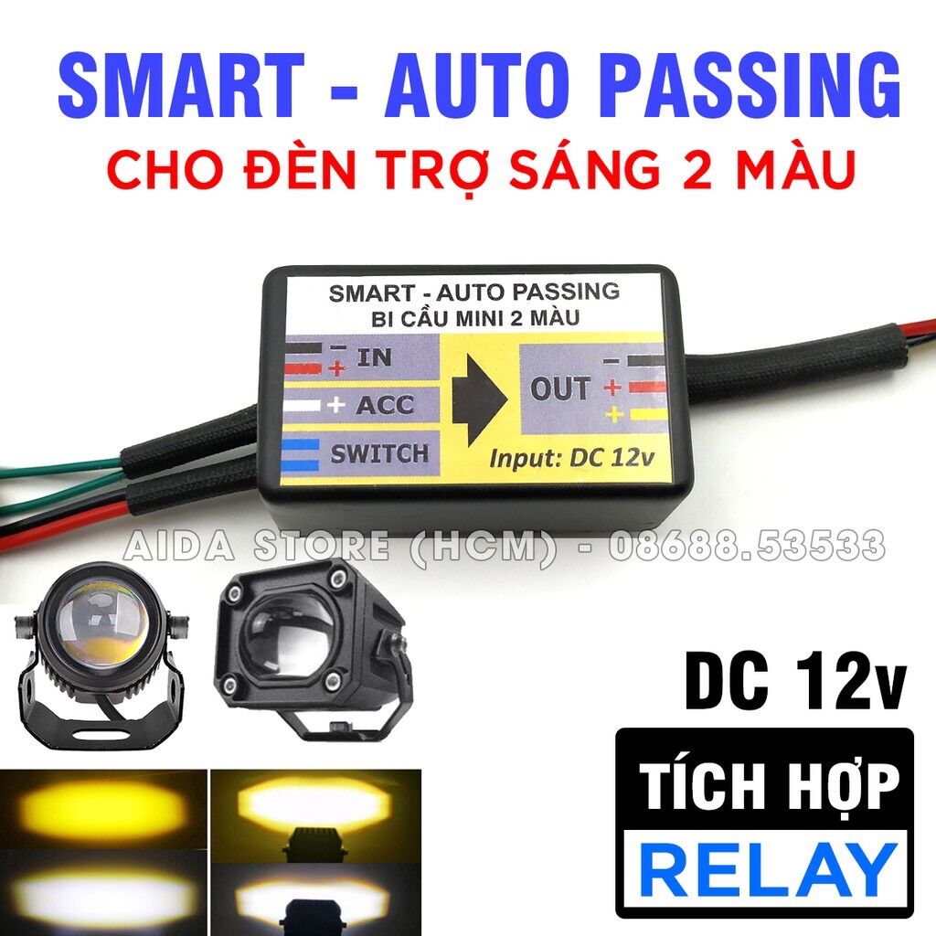 Mạch auto pasing bi cầu mini thông minh và đèn l4x