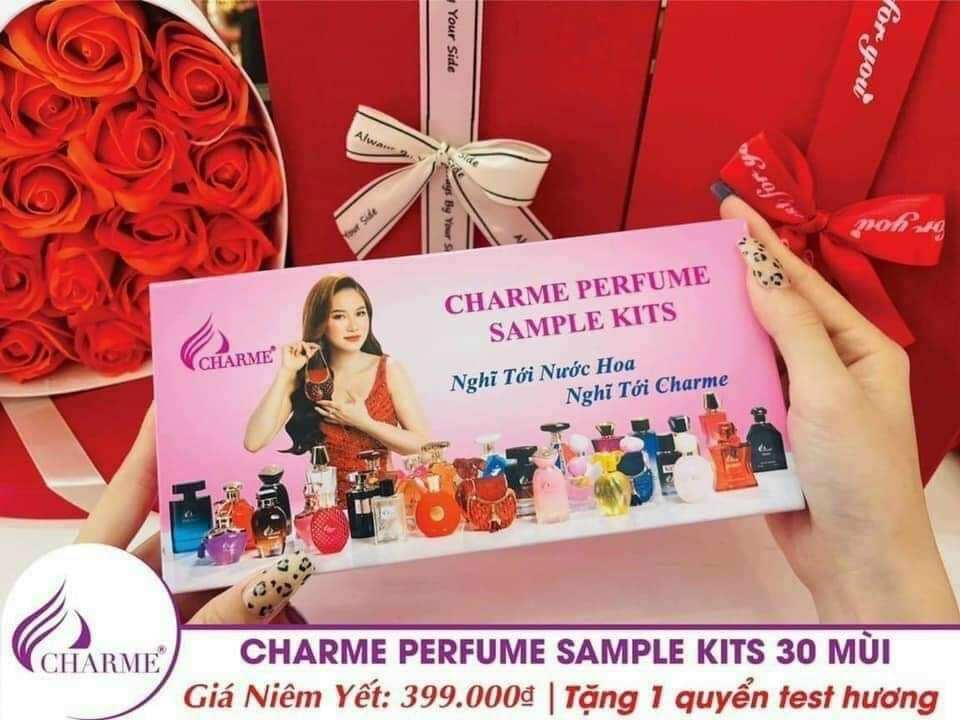Bộ test nước hoa charme 30 mùi
