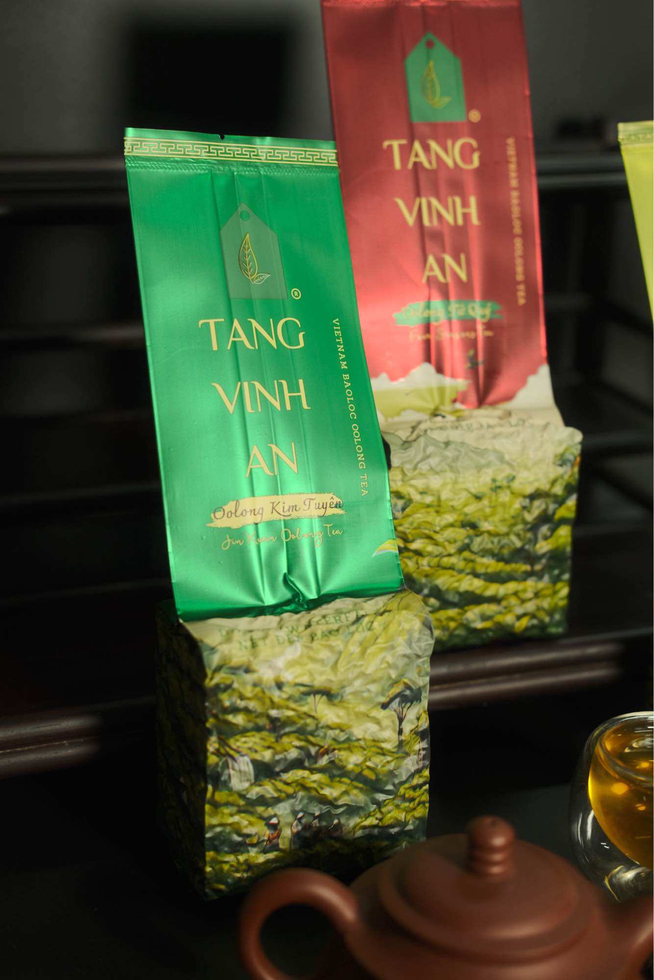 Combo 3 loại trà Olong Cao Cấp phiên bản mới (3 gói túi 250gr)