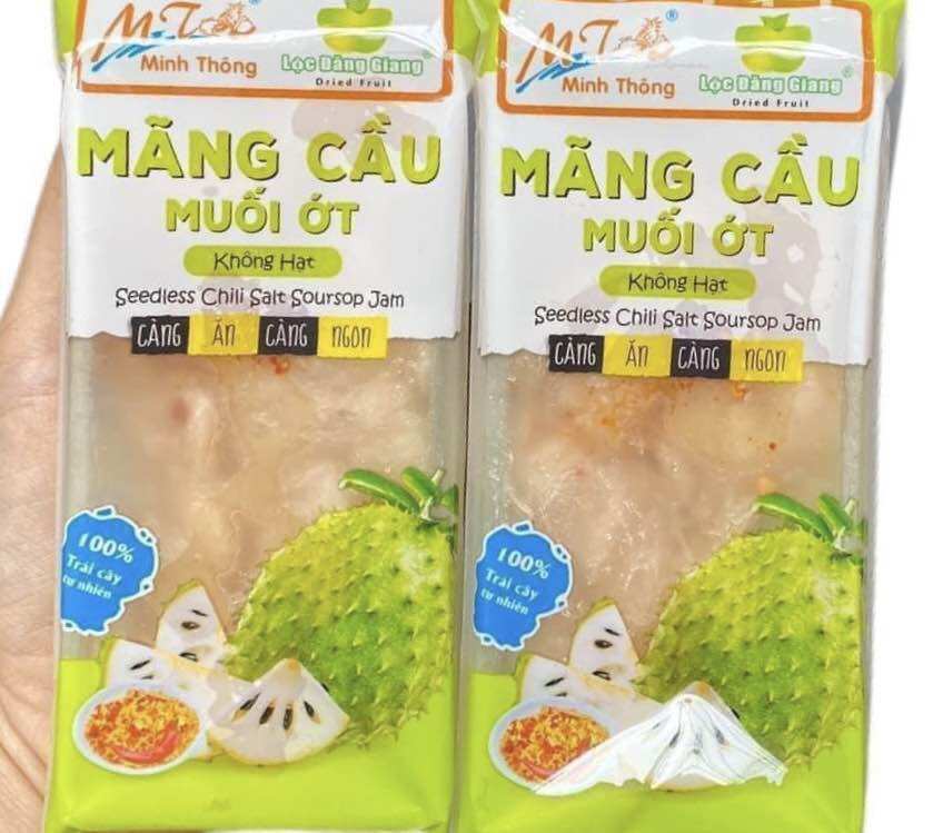 [Date 2027] Mãng cầu sấy muối ớt Minh Thông 500g