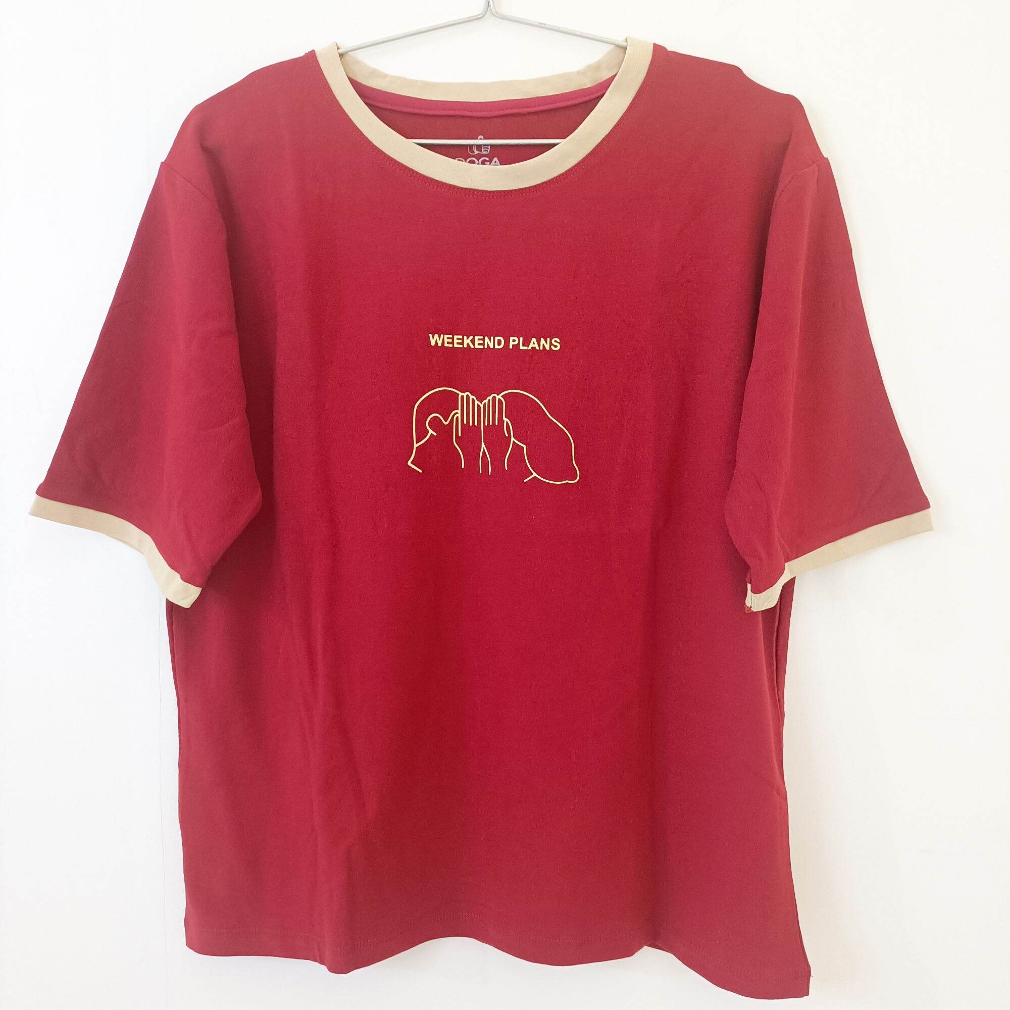 Áo thun nữ COTTON màu đỏ Ms.Simple
