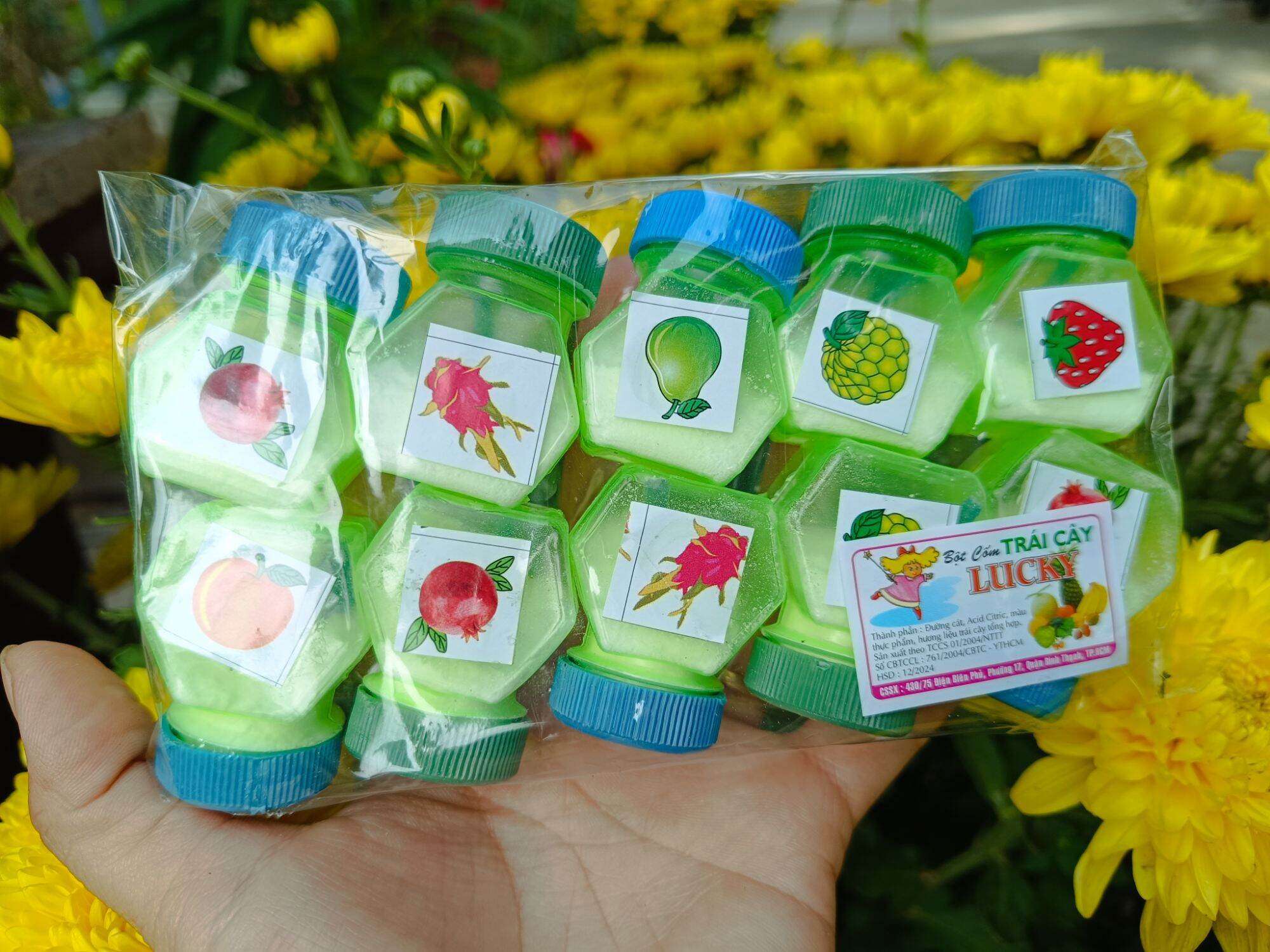 Bột cốm trái cây tuổi thơ Lốc 10 hủ