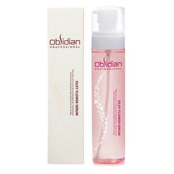 Huyết thanh Obsidian Silky Flower Serum dưỡng tóc siêu mềm mượt Hàn Quốc 110ml