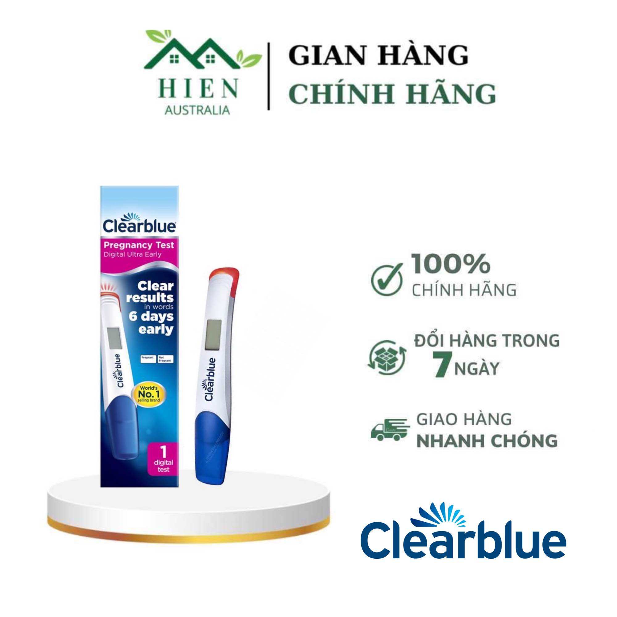 Que Thử Thai Clearblue Clear Results In Words 6 Days Early 1Digital Test